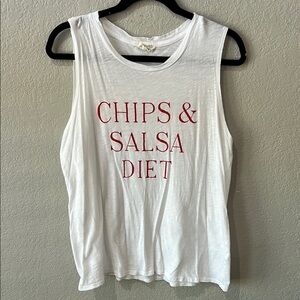 White Sleeveless Top